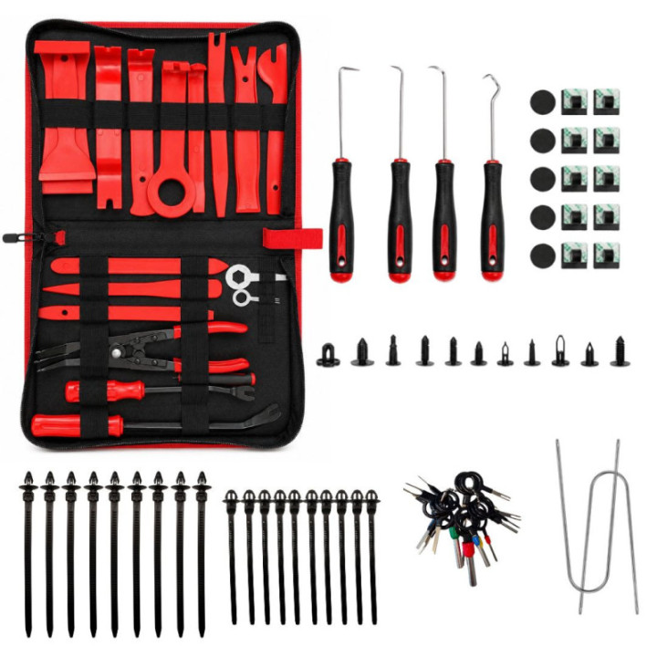 Kit narzędzi do klipsów montażowych 40szt + klipsy | car-bulbs.de