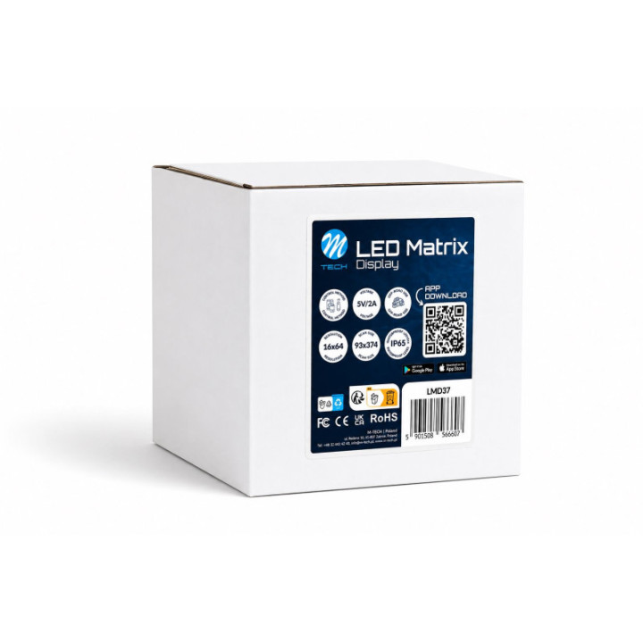LED Matrix Display 16x64(92x374mm) | car-bulbs.de