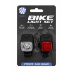 Kit lamp rowerowych LED przód + tył