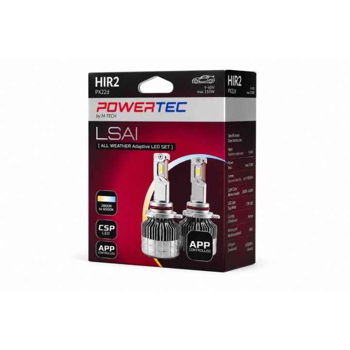 LED SET M-TECH ALL WEATHER Adaptive HIR2 9012