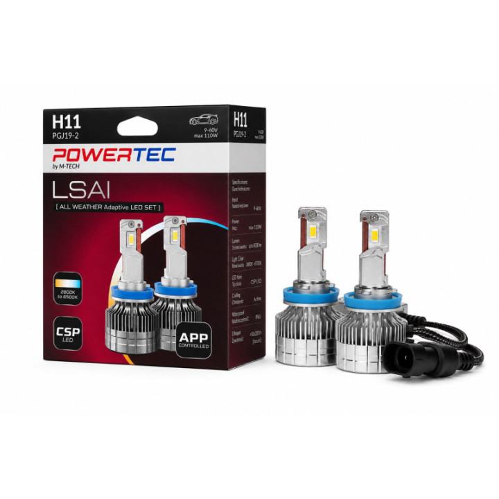 LED SET M-TECH ALL WEATHER Adaptive H11