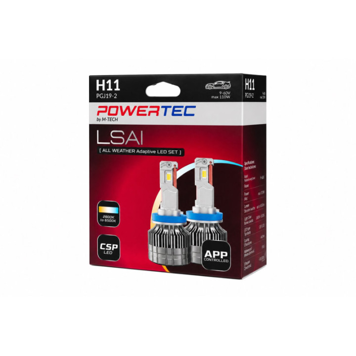 LED SET M-TECH ALL WEATHER Adaptive H11