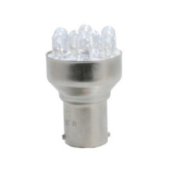 LED-lamp L045 - BA15s 9LED 5 mm yellow