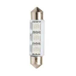 Glühlampe LED L307 - C5W 41 mm 3xSMD5050 CANBUS blau