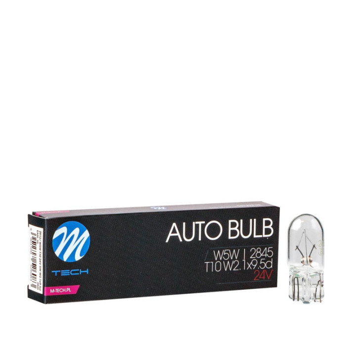 Glühlampe M-TECH W5W T10 24 V 5 W W2.1x9.5d