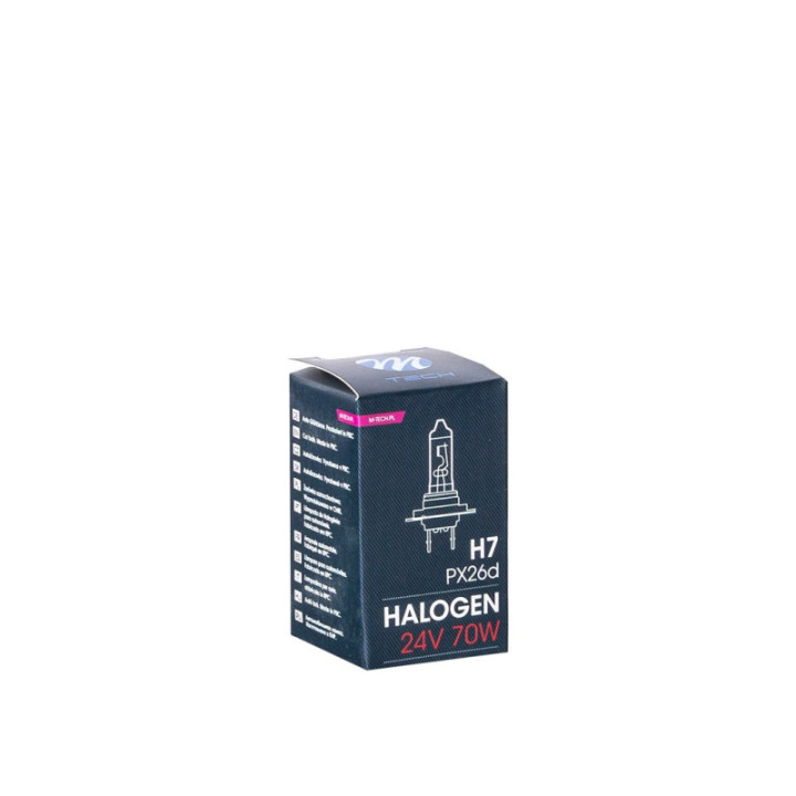 Halogen-Glühlampe M-TECH H7 24 V 70 W PX26d