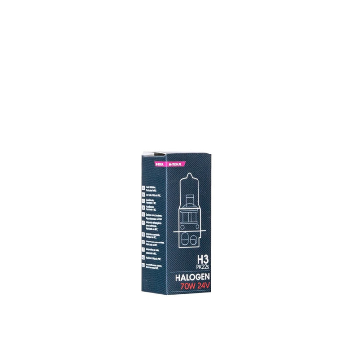 Glühlampe halogenowa M-TECH H3 24 V 70 W PK22s
