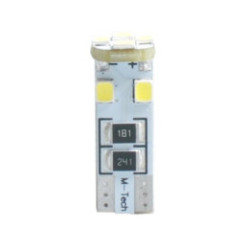 LED-lamp L312 - W5W 8xSMD3528 CANBUS white