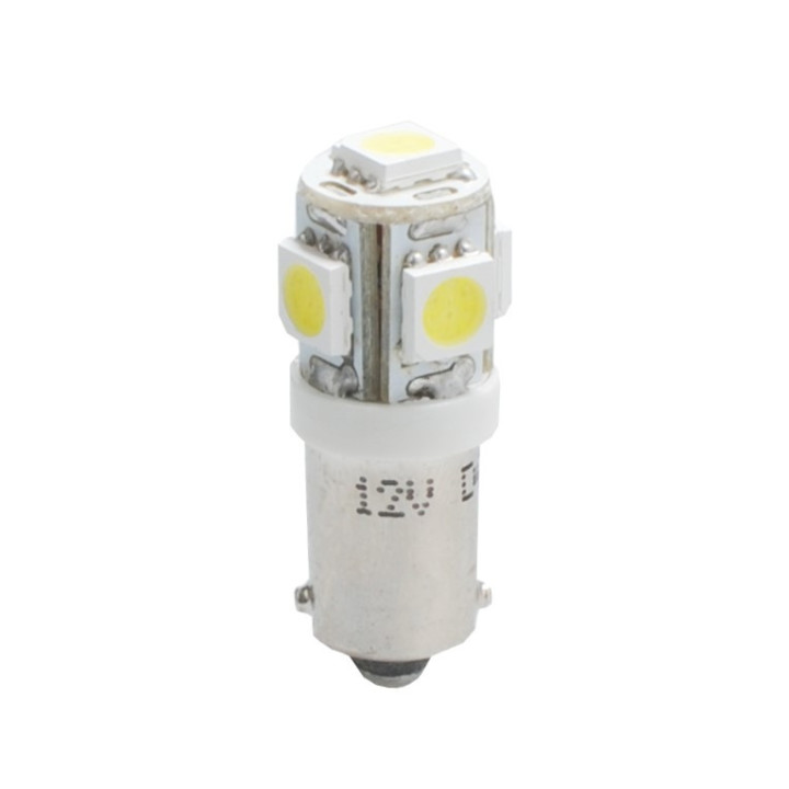 LED-Lampe L057 - BA9s 5xSMD5050 weiß