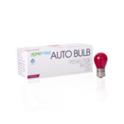 Glühlampe M-TECH P21W S25 12 V 21 W BA15s rot