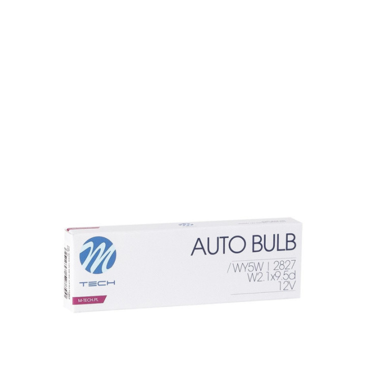 Glühlampe M-TECH WY5W T10 12 V 5 W W2.1x9.5d AMBER | car-bulbs.de