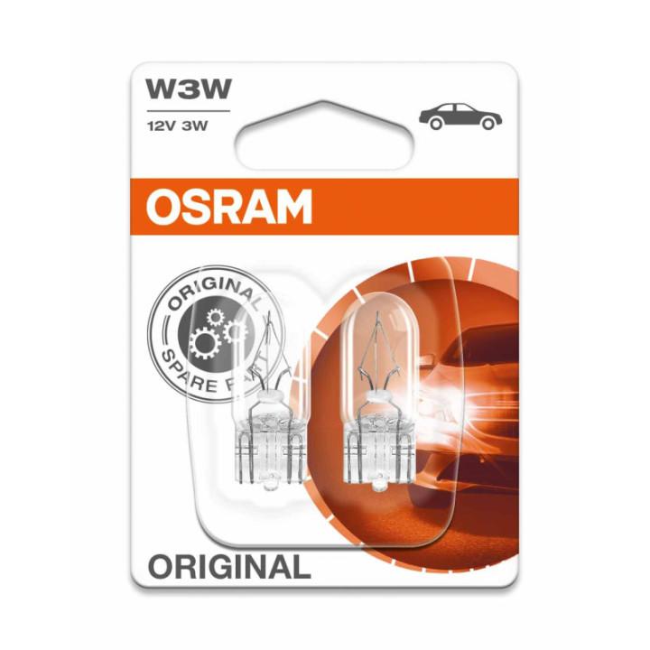 OSRAM 2821-02B W2, 1x9, 5d 12 V 3 W W3W