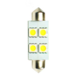 LED-Lampe L072 - C5W 41 mm 4xSMD5050 weiß