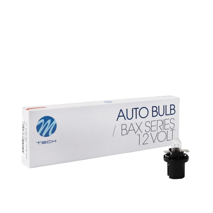 Glühlampe M-TECH BAX 12 V 1.2 W B8.5d schwarz