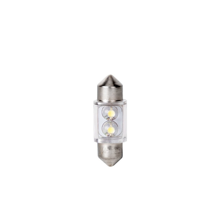 Blister 2x M-TECH Econo LB025W - C5W 31 mm 4xSMD2835 LED weiß