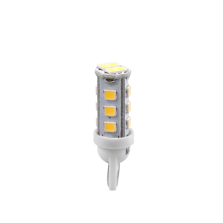 Blister 2x M-TECH Econo LB077W - W5W, 16xSMD2835, 12 V, weiß