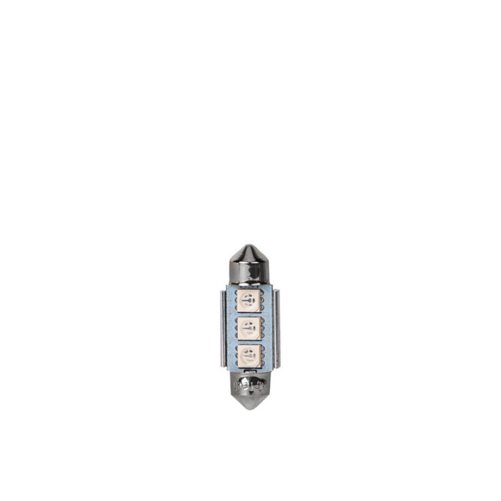 Blister 2x M-TECH Econo LB310B - C5W 36 mm, 3xSMD5050 LED, 12 V CANBUS, Bllue