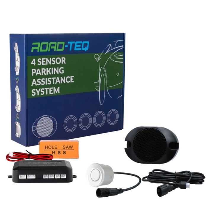 Einparksensor mit Anschluss – CP6 Buzzer 4X silber
