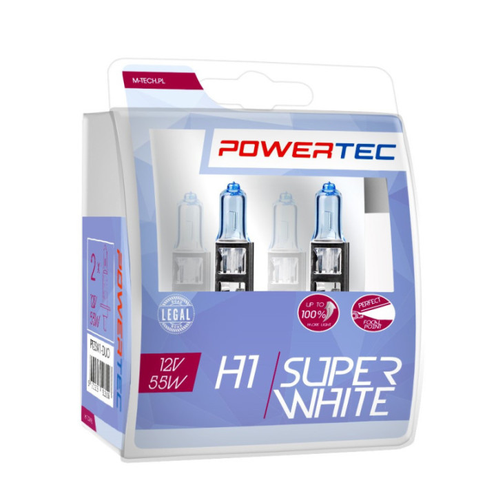 Powertec SuperWhite H1 12 V DUO