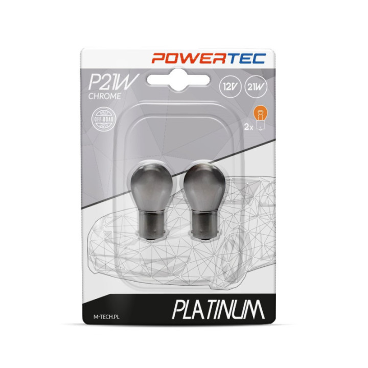 Powertec S25 12 V 21 W BA15s Chrome