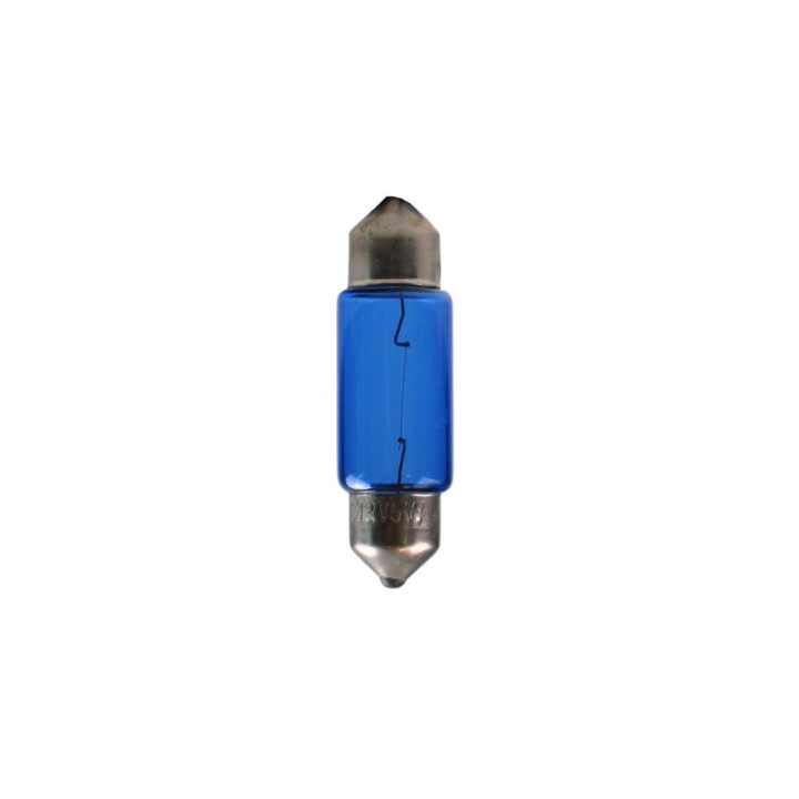 Powertec XENON blau 12 V 5 W SV8, 5-8 C5W 11x36 mm blau