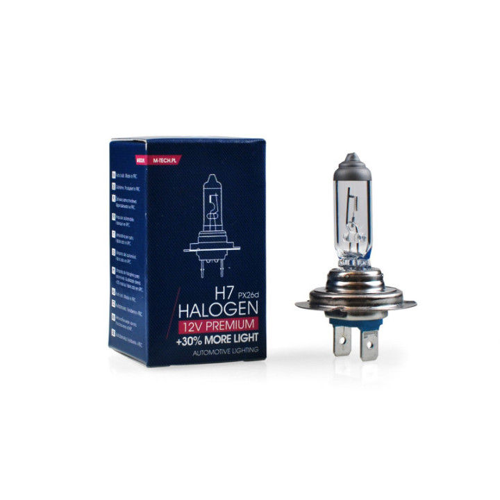 Halogenglühlampe M-TECH Premium H7 12 V 55 W PX26d