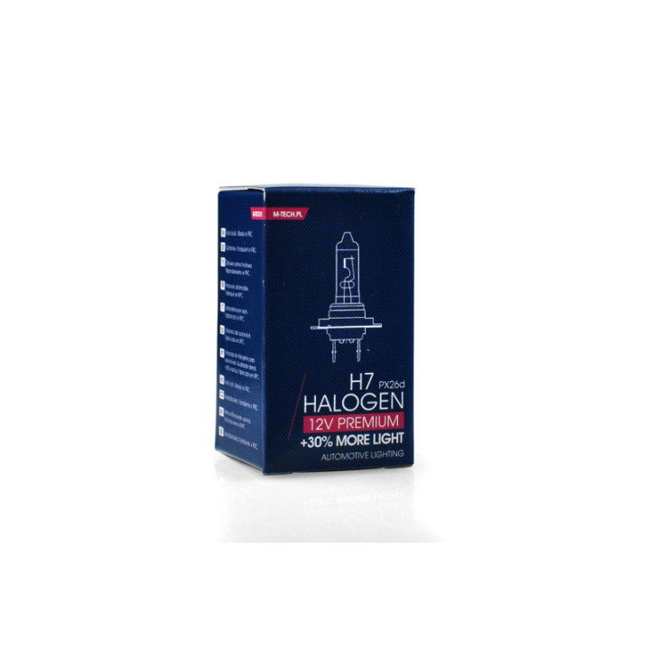 Halogenglühlampe M-TECH Premium H7 12 V 55 W PX26d