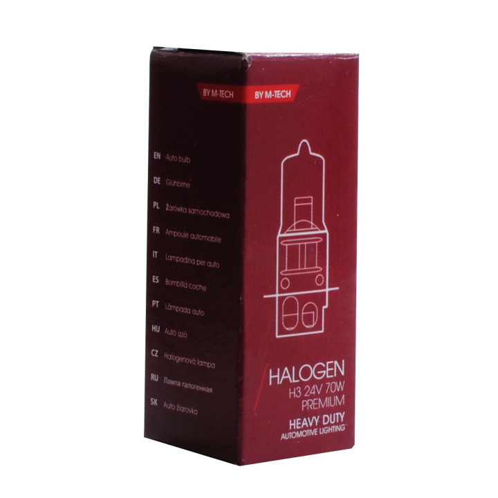 M-TECH Heavy Duty H3 24 V 70 W PK22s