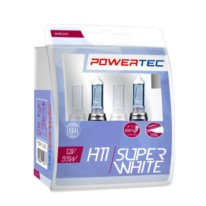 Powertec SuperWhite H11 12 V DUO