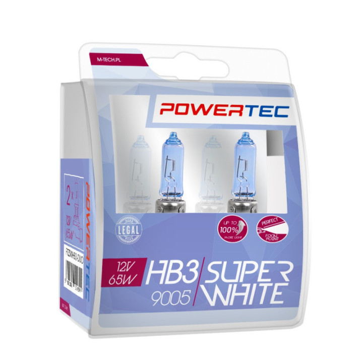 Powertec SuperWhite HB3 12 V DUO
