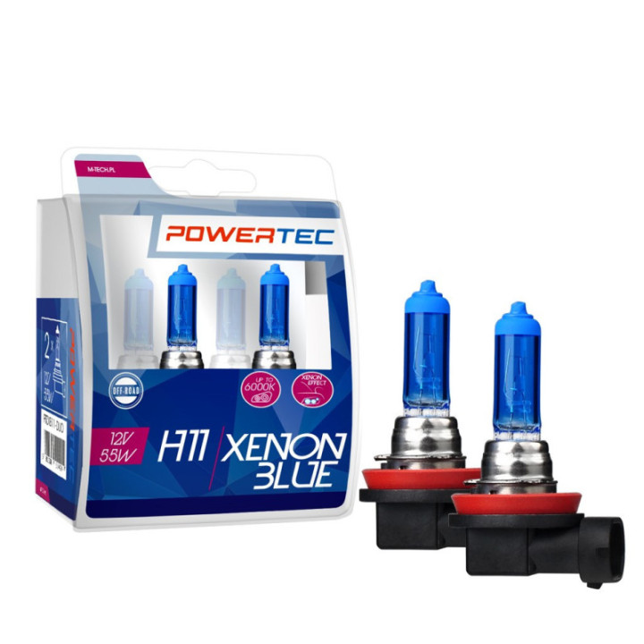 Powertec Xenon blau H11 12 V DUO
