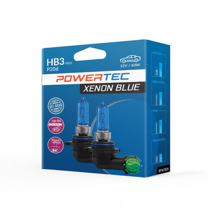 Powertec Xenon blau HB3 12 V DUO