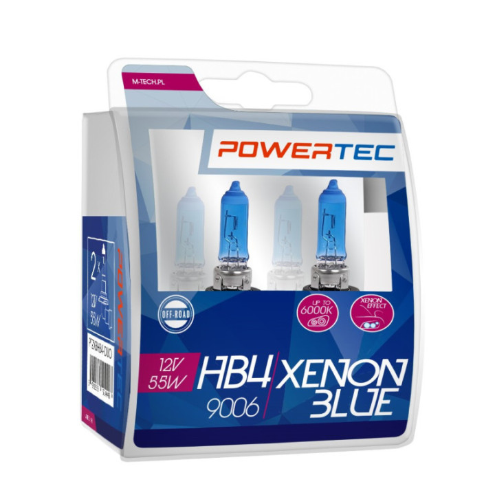 Powertec Xenon blau HB4 12 V DUO