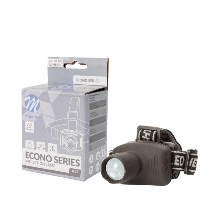 M-TECH IL07 Stirnlampe, 3 × AAA