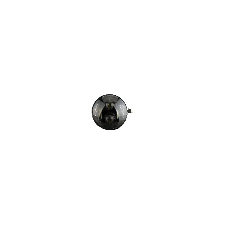 LED-Scheinwerfer – rund, 7", 9–36 V, schwarz
