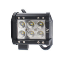 Lightbar – zweireihig – untere Halterung, 18 W, 4", Flood