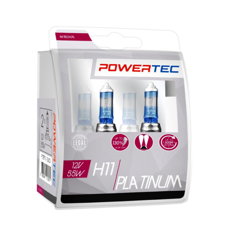 Powertec Platinum +130% H11 12 V DUO