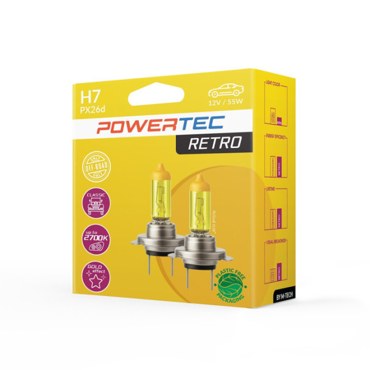 Powertec Retro H7 12 V DUO