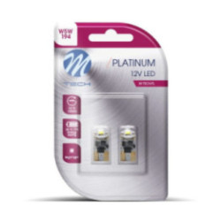 Blister M-TECH Platinum LB805W - W5W, 12 V 1xHP LED, weiß