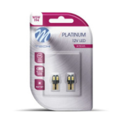 Blister M-TECH Platinum LB806W - W5W, 12 V 4xSMD5630, CANBUS, weiß