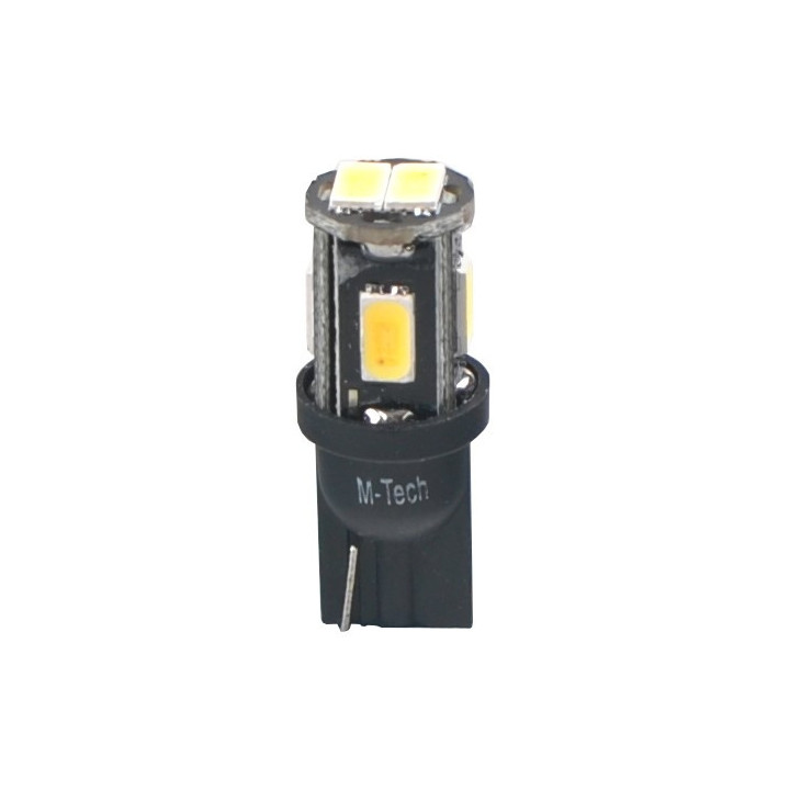 Blister M-TECH Platinum LB809W - W5W, 12 V 6x5630SMD LED, weiß