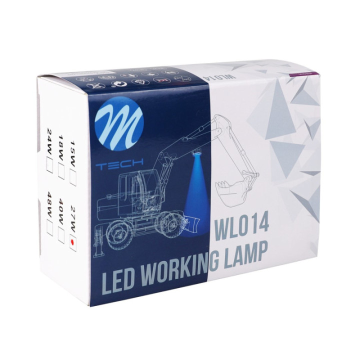 Lampa Robocza - Round 27 W flood