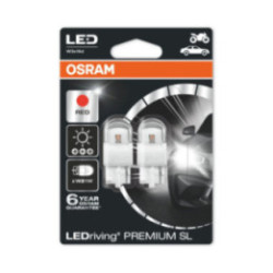 OSRAM LEDriving® 7905R-02B 1, 5 W 12 V W3x16d W21W rot