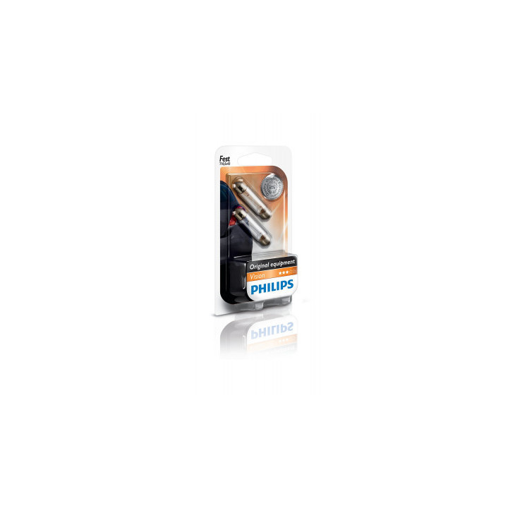 Philips Festoon T10, 5x43 12V10W SV8, 5 B2