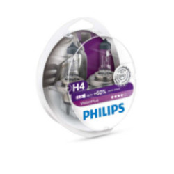 Philips H4 VisionPlus 12V60/55 W P43t-38 S2