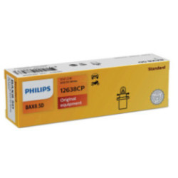 Philips BX8, 5D white 12V1.12 W BX8.5d white CP