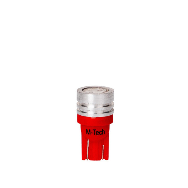 Blister 2x M-TECH Econo LB015R - W5W HP 1, 12 V, rot