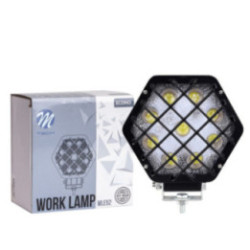 Work light M-TECH ECONO WLE52 - 4" 9x3W Hex 27 W 12-30 V 4D Spot