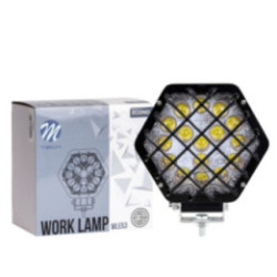 Arbeitsscheinwerfer M-TECH ECONO WLE53 - 4" 16x3W Hex 48 W 12-30 V 4D Spot