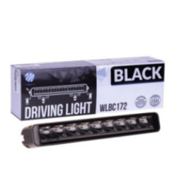 Fernscheinwerfer M-TECH schwarz SERIES 9x5W LED 12-48 V 45 W 11, 2", einreihig + dynamisches Standlicht – seitliche Halterung